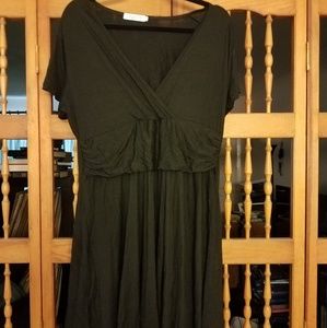 A-Line V-Neck Little Black Dress XL